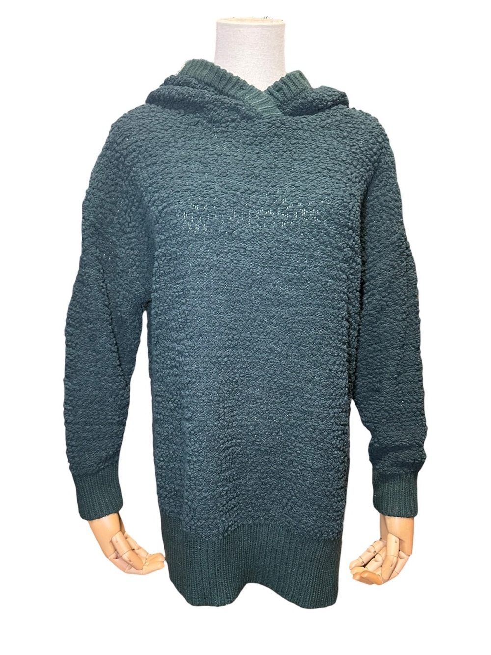 Zenana Outfitters Cozy Popcorn Hooded Knit Sweater - Picture 2 of 9